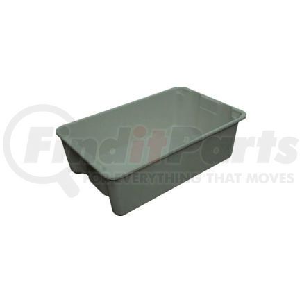 Molded Fiberglass Companies 7803085172 Molded Fiberglass Toteline Nest and Stack Tote 780308 - 19-3/4" x 12-1/2" x 6" Gray