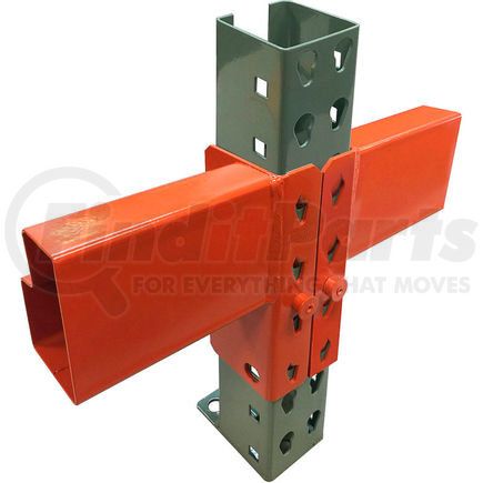 Global Industrial 711277 Global Industrial™ 96 Inch Pallet Rack Beam - Slotted 5370 lbs cap (2Pcs)