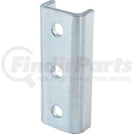 Global Industrial 713119 Global Industrial U Fitting, EG, 3 hole, 5 3/8" for 1-5/8" X 1-5/8" channel - Pkg Qty 4