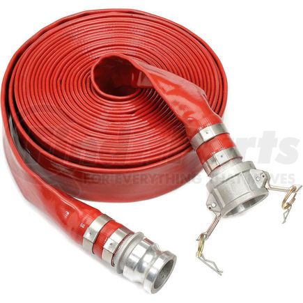 BE Power Equipment 85.400.097 2" Industrial Discharge Hose Kit - 50'L, 150 PSI
