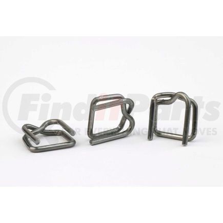 Pac Strapping Prod Inc B-4A 1/2" Steel Wire Buckles B-4A for 1/2" Polypropylene Strapping, 1000 Pack