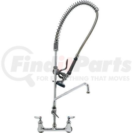 T&S BRASS B-0133-ADF12-B T&S Brass B-0133-ADF12-B Easyinstall Pre-Rinse Unit With Wall Bracket &-Add On Faucet