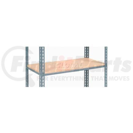 Global Industrial 254463 Global Industrial™ Additional Shelf Level Boltless Wood Deck 48"W x 18"D - Gray