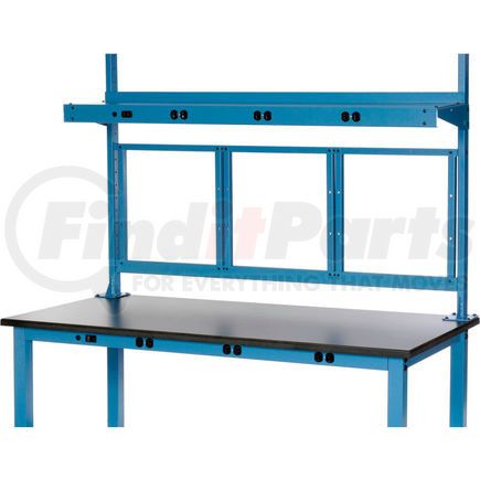 Global Industrial 249292ABL Global Industrial&#153; Panel Mounting Kit for 60"W Bench - Blue