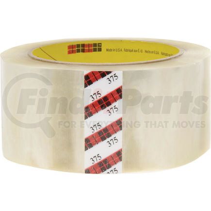 3M 7000028907 3M&#153; 375 Carton Sealing Tape 2" x 55 Yds. 3.1 Mil Clear