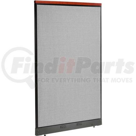 GLOBAL INDUSTRIAL 277553EGY Interion&#174; Deluxe Electric Office Partition Panel, 48-1/4"W x 77-1/2"H, Gray