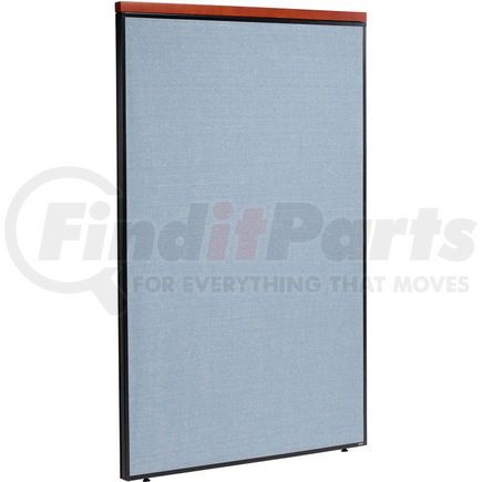 Global Industrial 277530BL Interion&#174; Deluxe Office Partition Panel, 48-1/4"W x 73-1/2"H, Blue