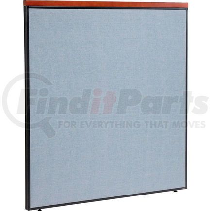 Global Industrial 277532BL Interion&#174; Deluxe Office Partition Panel, 60-1/4"W x 61-1/2"H, Blue