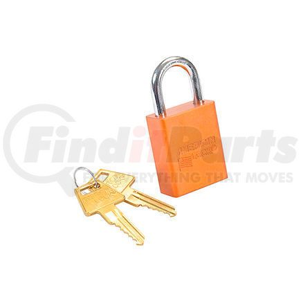 Master Lock A1105ORJ American Lock&#174; No. A1105ORJ Solid Aluminum Rectangular Padlock, Orange