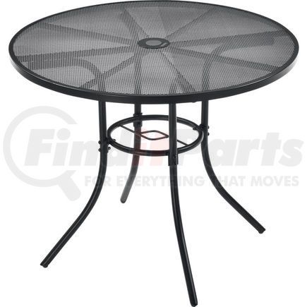 GLOBAL INDUSTRIAL 262080 Interion&#174; 36" Round Steel Mesh Outdoor Café Table