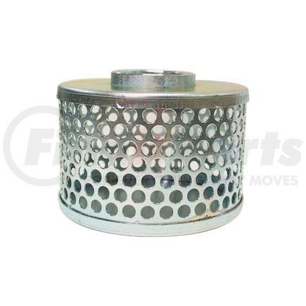 Apache 70002000 Apache 70002000 4" FNPT Plated Steel Round Hole Strainer