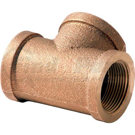 Merit Brass XNL106-20 1-1/4 In. Lead Free Brass Tee - FNPT - 125 PSI - Import