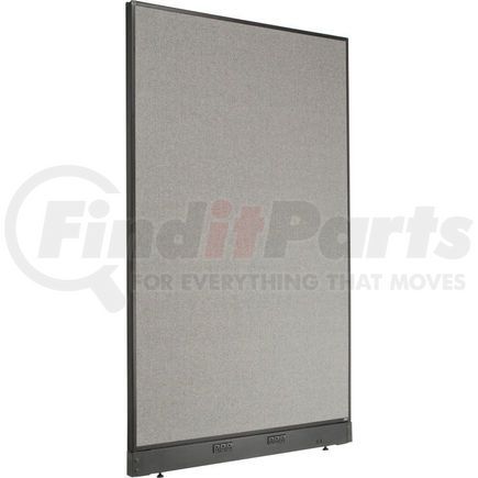 GLOBAL INDUSTRIAL 238638EGY Interion&#174; Electric Office Partition Panel, 48-1/4"W x 76"H, Gray