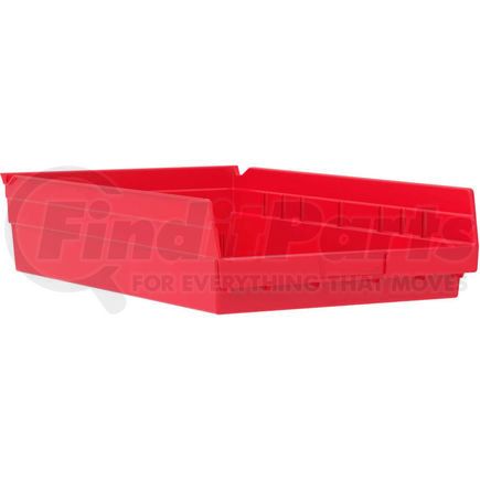 Akro Mils 30178RED Akro-Mils Plastic Nesting Storage Shelf Bin 30178 - 11-1/8"W x 17-5/8"D x 4"H Red