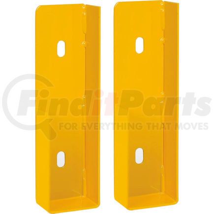 Global Industrial 436733 Global Industrial&#8482; Steel Bracket Kit in Pair for Drop-In Style, Yellow