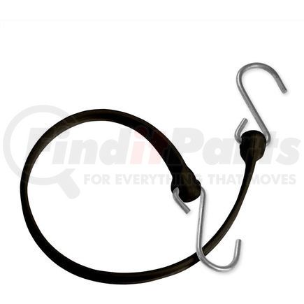 The Better Bungee BBS24GBK The Better Bungee&#153; BBS24GBK 24" Bungee Strap with Galvanized Triangle S Hook - Black