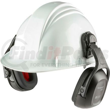 North Safety 1035201-VS Honeywell Verishield&#153; Hard Hat Mounted Ear Muff, Dieletric, 25 dB, Black