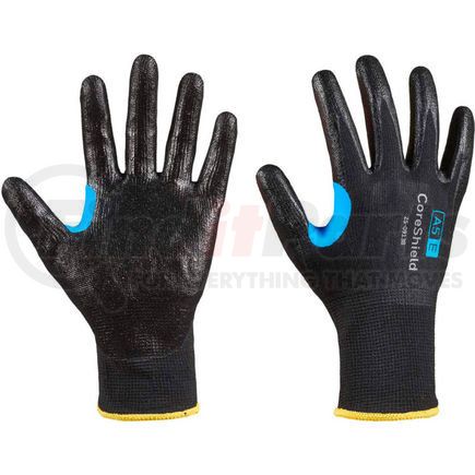North Safety 25-0913B/9L CoreShield&#174; 25-0913B/9L Cut Resistant Gloves, Smooth Nitrile Coating, A5/E, Size 9