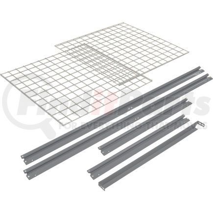 Global Industrial 581100GY Global Industrial™ Additional Level For 72"W x 24"D High Capacity Rack Wire Deck - Gray