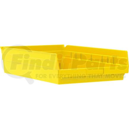 Akro Mils 30178YELLO Akro-Mils Plastic Nesting Storage Shelf Bin 30178 - 11-1/8"W x 17-5/8"D x 4"H Yellow