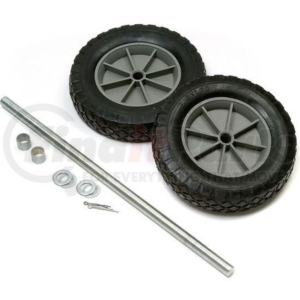 Global Industrial 330CP18 Global Industrial&#8482; Universal 8" Mold-On Rubber Hand Truck Wheel Kit