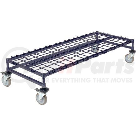 Global Industrial 561960AB Nexelon&#174; Mobile Dunnage Rack 48"W x 24"D - 4 Swivel Casters, 2 W/Brakes