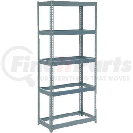 Global Industrial 601873H Global Industrial™ Extra Heavy Duty Shelving 36"W x 18"D x 96"H With 5 Shelves, No Deck, Gray