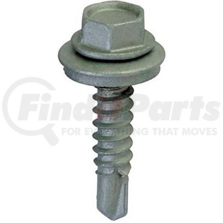 Itw Brands 21418 ITW Teks Roofing Screw - #12 x 1" - Hex Washer Head - Drill Point - 21418