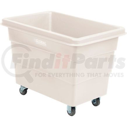 Global Industrial 800313WH Global Industrial&#8482; Plastic Bulk Box Truck, 8 Bushel, direct mount base White