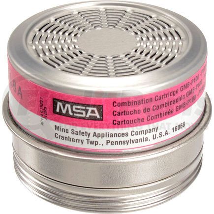 MSA 815179 MSA Comfo&#174; Respirator Cartridges, Acid Gas/P100, 6/Box, 815179