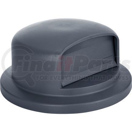 Global Industrial 641434GY Global Industrial&#153; Plastic Trash Can Dome Lid - 44 Gallon Gray