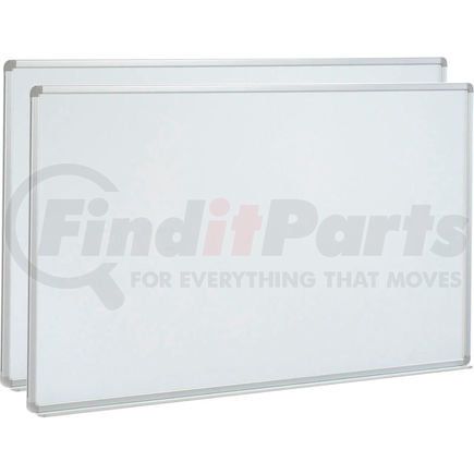 Global Industrial 695654PK Global Industrial&#8482; Porcelain Dry Erase White Board - 60 x 48 - 2 Pack