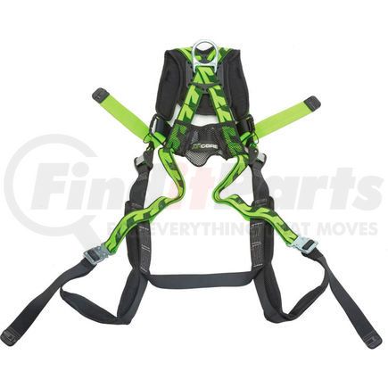 North Safety AC-QC/UGN Miller AirCore&#8482; Harness, Quick-Connect Buckle, Green, AC-QC/UGN