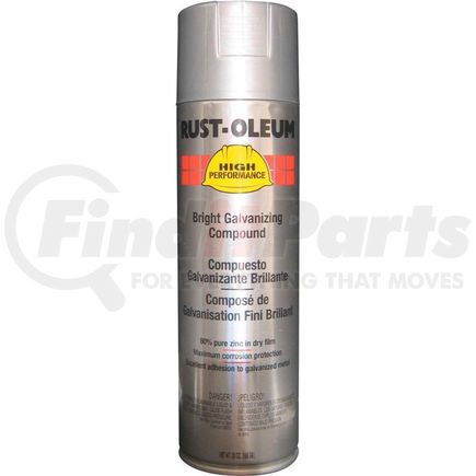 Rust-Oleum V2117838 Rust-Oleum High Performance V2100 System Galvanizing Compound Aerosol, Bright 20 oz. Can - V2117838