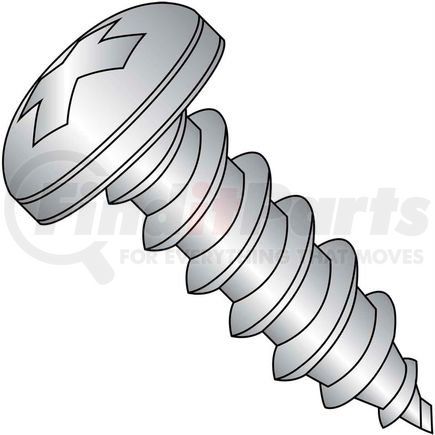 Brighton-Best 792018 Self Tapping Screw - #6 x 1/2" - Phillips Pan Head - Type A - FT - 18-8 (A2) SS - Pkg of 1000