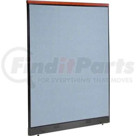 Global Industrial 277562EBL Interion&#174; Deluxe Electric Office Partition Panel, 60-1/4"W x 77-1/2"H, Blue