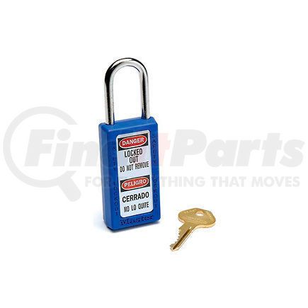 Master Lock 411BLU Master Lock&#174; Safety 411 Series Zenex&#153; Thermoplastic Padlock, Blue, 411BLU