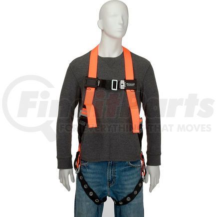 North Safety T4500/UAK Miller&#174; Titan Non-Stretch Harness, Tongue Buckle Legs, L/XL