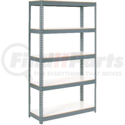 Global Industrial 236752GY Global Industrial™ Extra Heavy Duty Shelving 48Wx12Dx60H 6 Shelves 1500 lbs. Cap. Per Shelf GRY