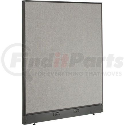 GLOBAL INDUSTRIAL 240225EGY Interion&#174; Electric Office Partition Panel, 48-1/4"W x 46"H, Gray