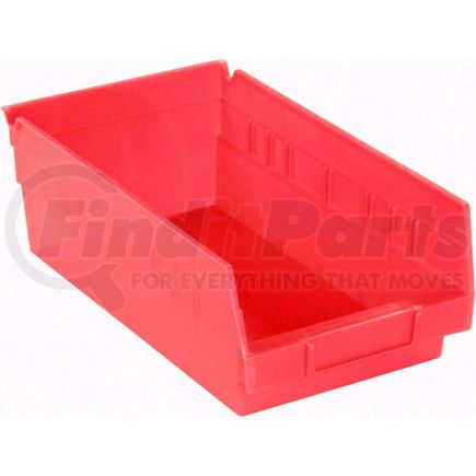 Akro Mils 30130RED Akro-Mils Plastic Nesting Storage Shelf Bin 30130 - 6-5/8"W x 11-5/8"D x 4"D Red