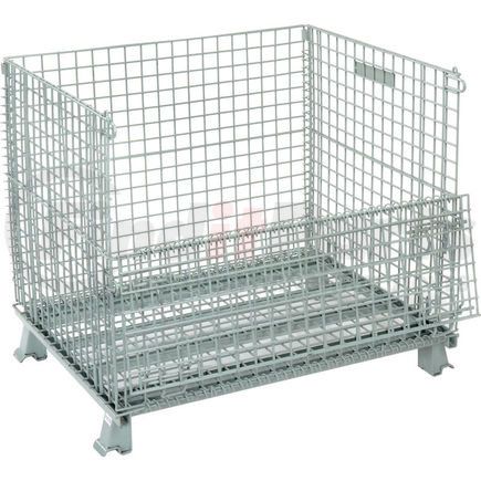 Global Industrial 493396 Global Industrial&#153; Folding Wire Container 40"L x 32"W x 34-1/2"H 3000 Lb. Capacity