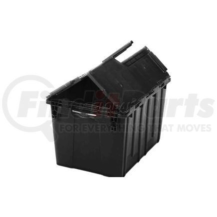 LEWISBins+ FP182-Black ORBIS Flipak&#174; Distribution Container FP182 - 21-7/8 x 15-1/4 x 12-7/8 Recycled Black