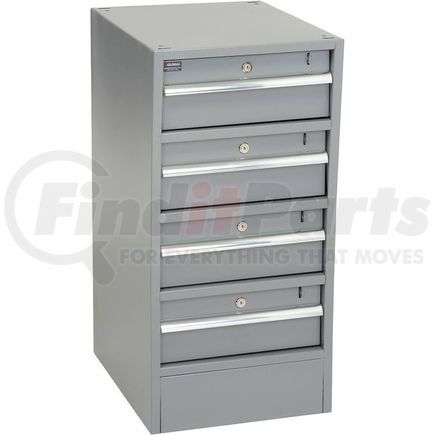 Global Industrial 606961 Global Industrial&#153; Premium 4 Drawer Workbench Pedestal with Built-In Base