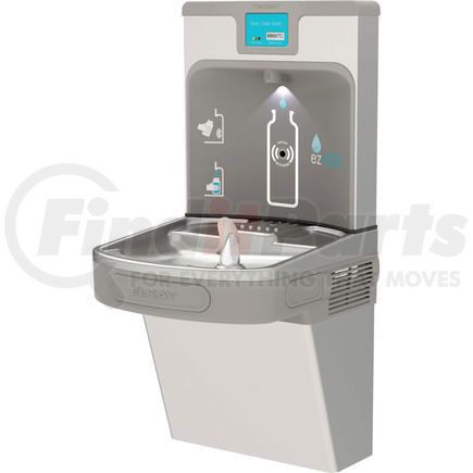 Elkay LZS8WSSP Elkay EZH2O Enhanced Wall Mounted Filtered Water Bottle Refilling Station, Stainless Steel