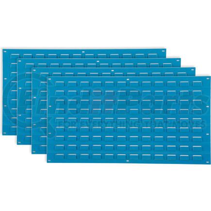 Global Industrial 239999BL Global Industrial&#153; Louvered Wall Panel Without Bins 36x19 Blue