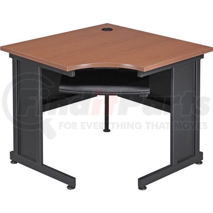 Global Industrial 240347CH Interion&#174; 36"W Corner Desk - Cherry