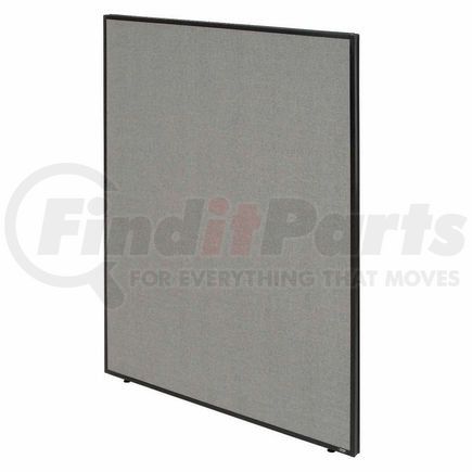 Global Industrial 238637GY Interion&#174; Office Partition Panel, 48-1/4"W x 60"H, Gray