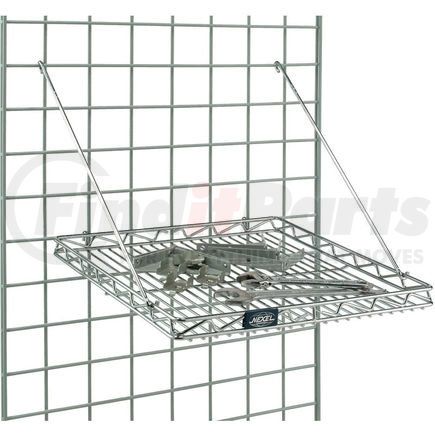 Global Industrial AGS16C Global Industrial&#8482; Chrome Wire Shelf 16 3/4 X 16 3/4