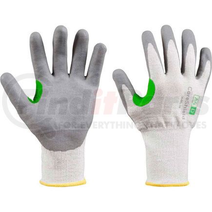 North Safety 24-0513W/8M CoreShield&#174; 24-0513W/8M Cut Resistant Gloves, Nitrile Micro-Foam Coating, A4/D, Size 8